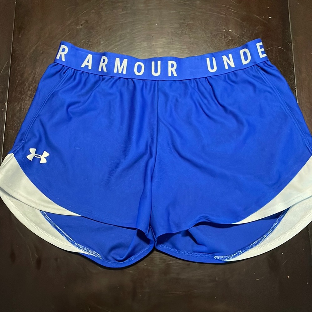 SMALL Under Armour Royal Blue Running Shorts / great condition